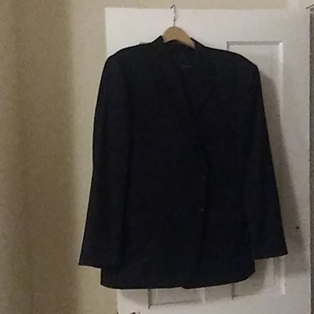 Men's Blue Pin Strip Suit